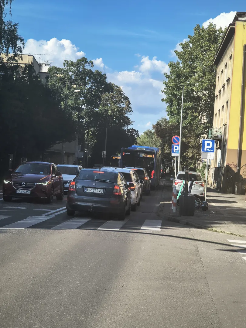 Kraków, utrudnienie