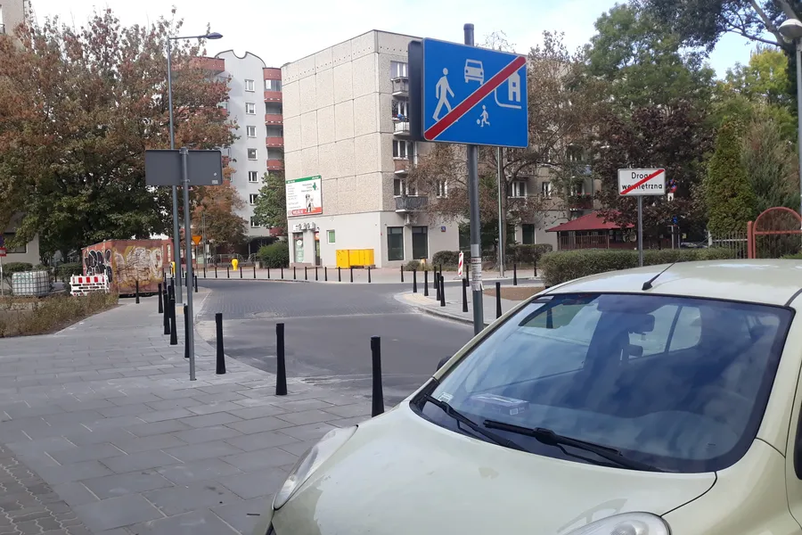 Warszawa, utrudnienie