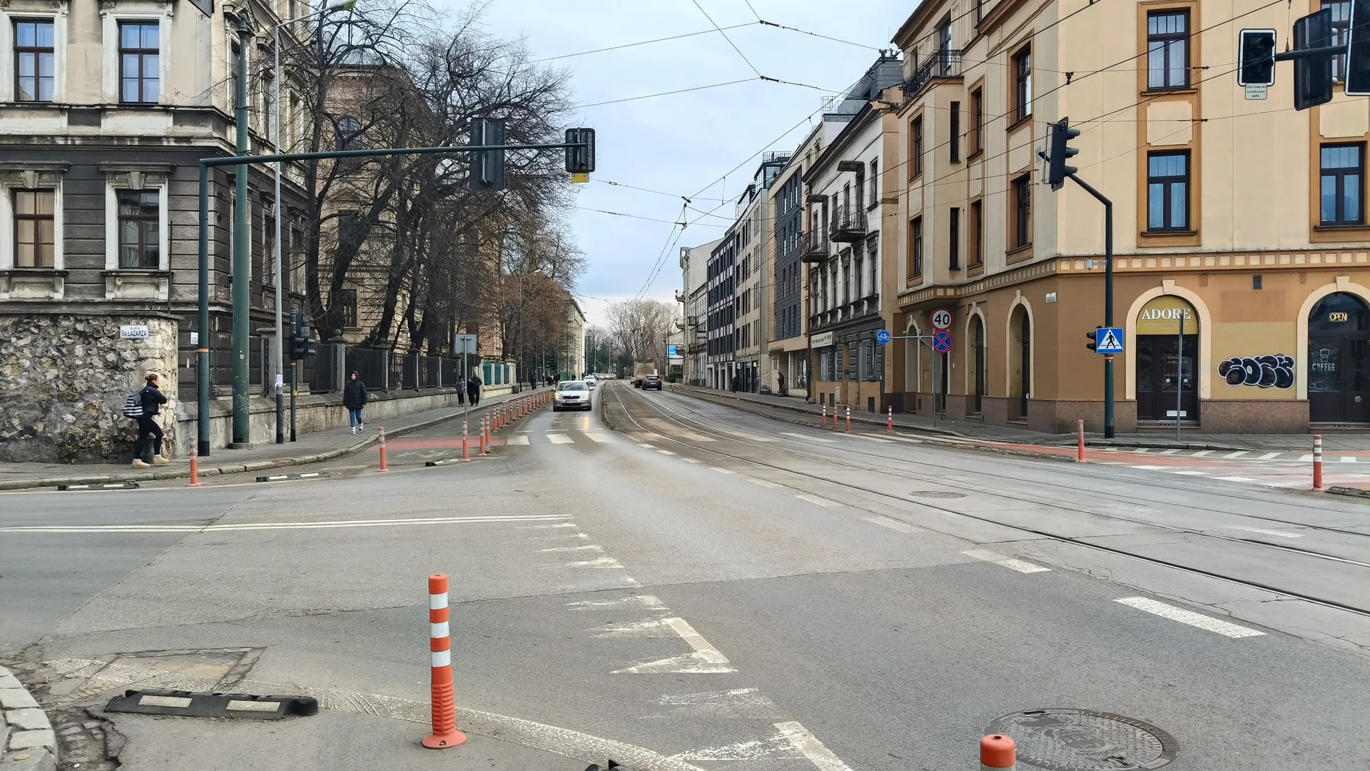 Kraków, utrudnienie